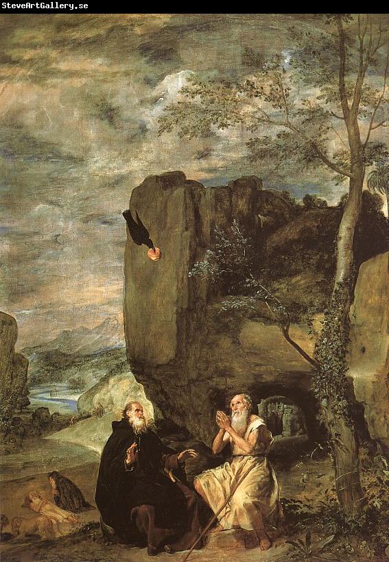 Diego Velazquez Saint Anthony Abbot Saint Paul the Hermit